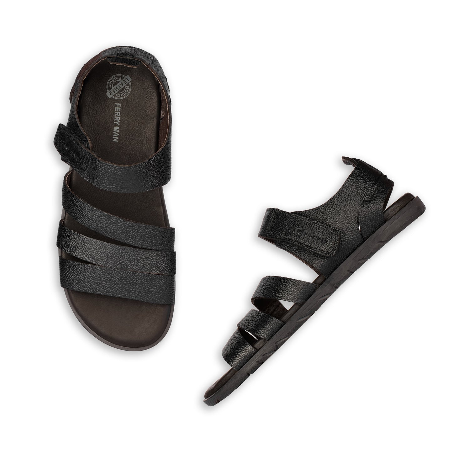 Ferry Man Leather Sandal Kazan 41128