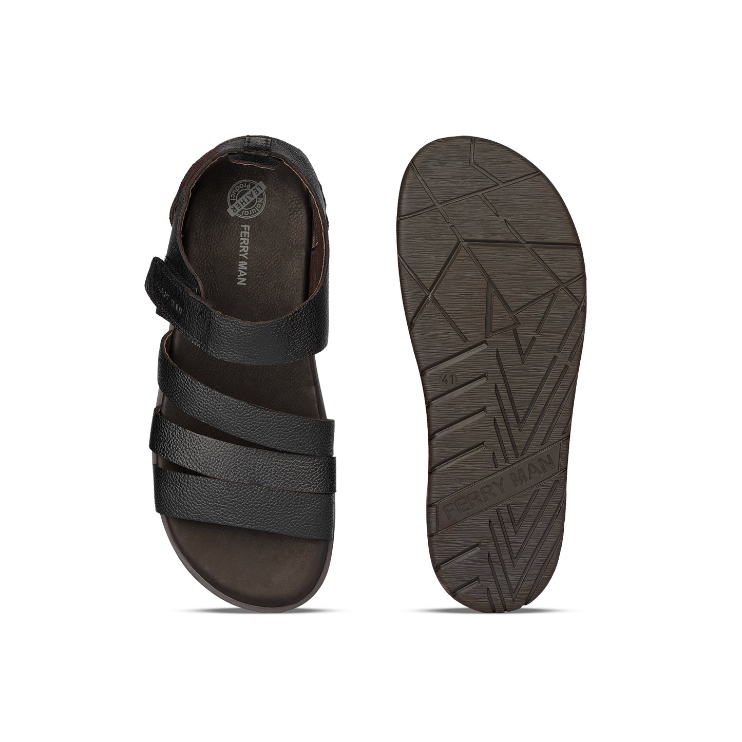 Ferry Man Leather Sandal Kazan 41128