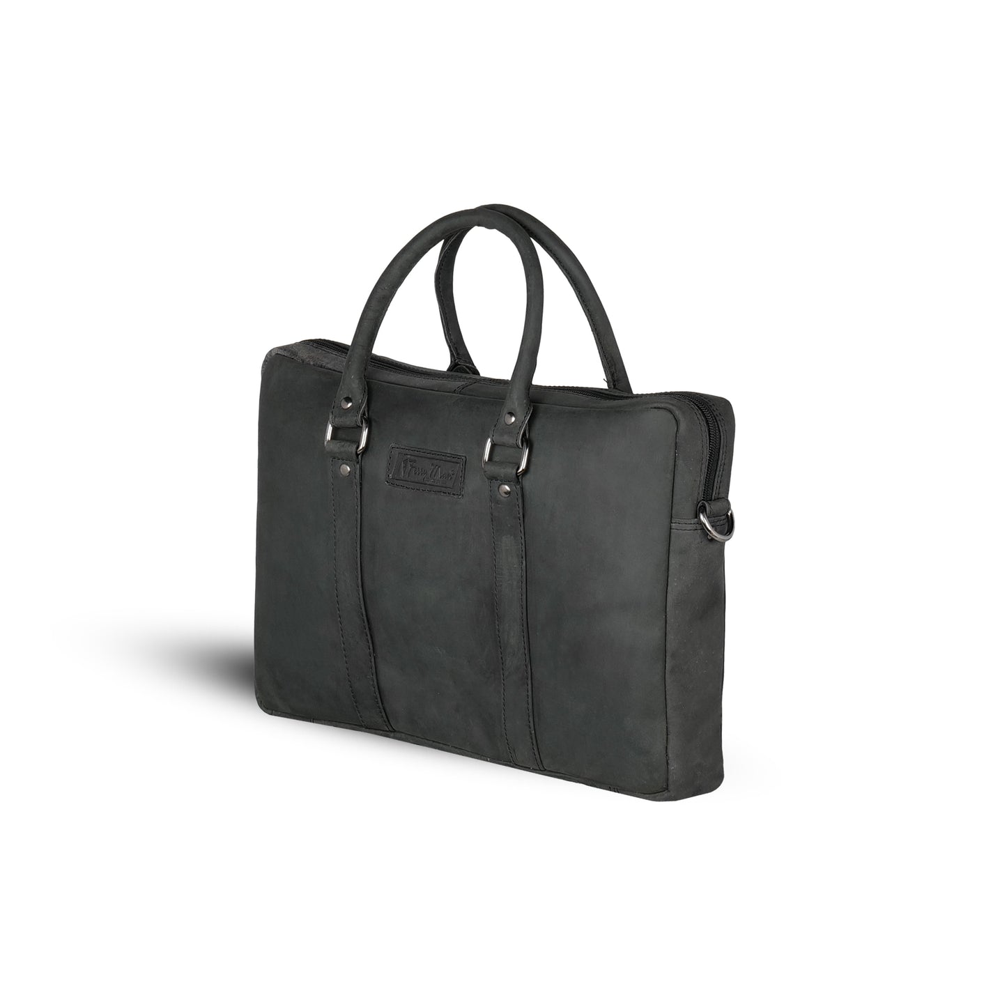 FERRY MAN Leather Laptop Bag 022-906