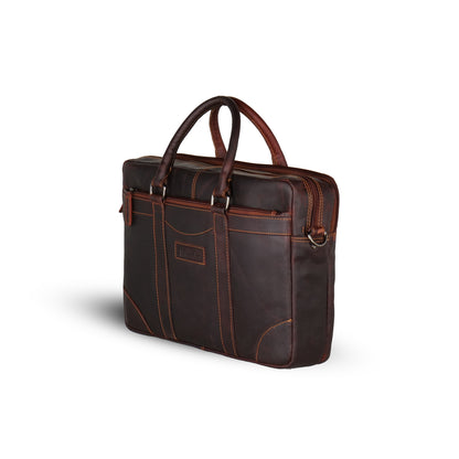 FERRY MAN Leather Laptop Bag 022-903