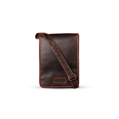 FERRY MAN Leather Sling bag 022-1004