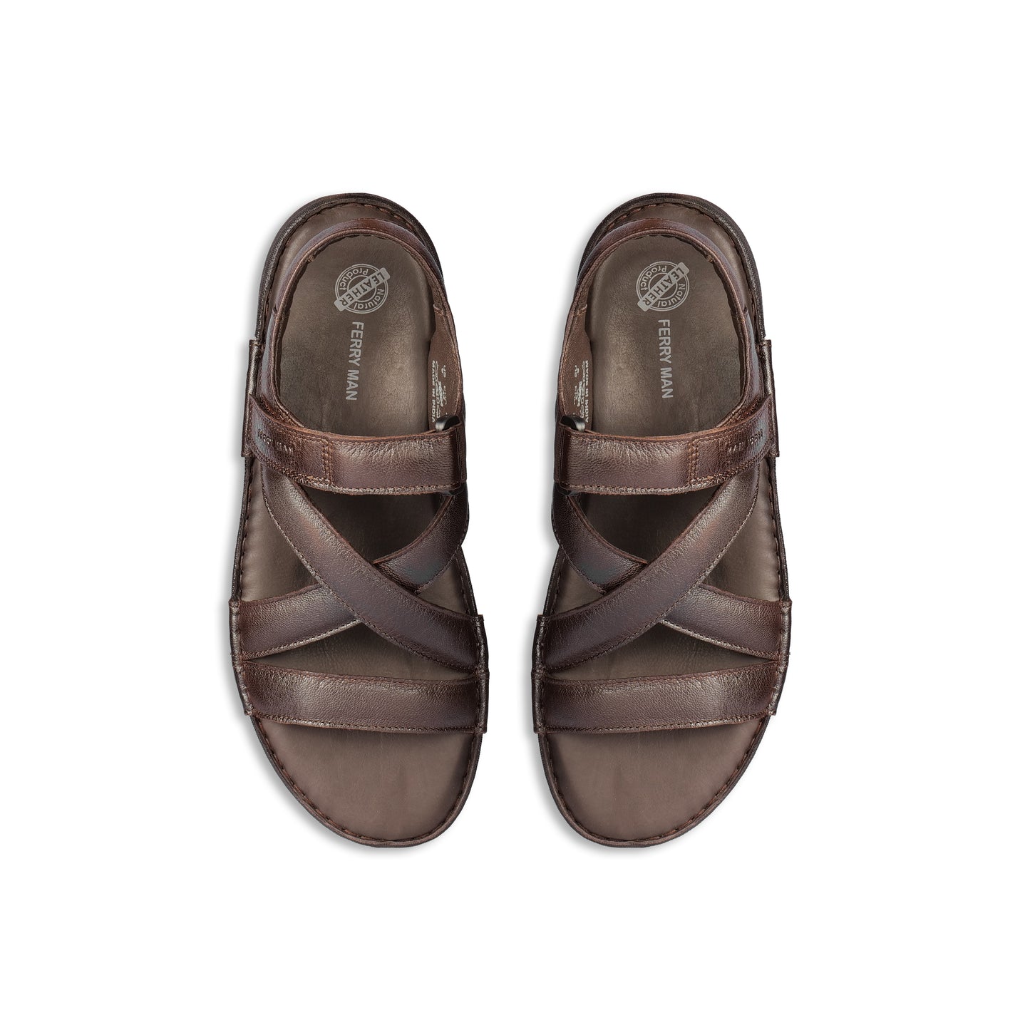 Ferry Man Leather Sandal Criose 20304