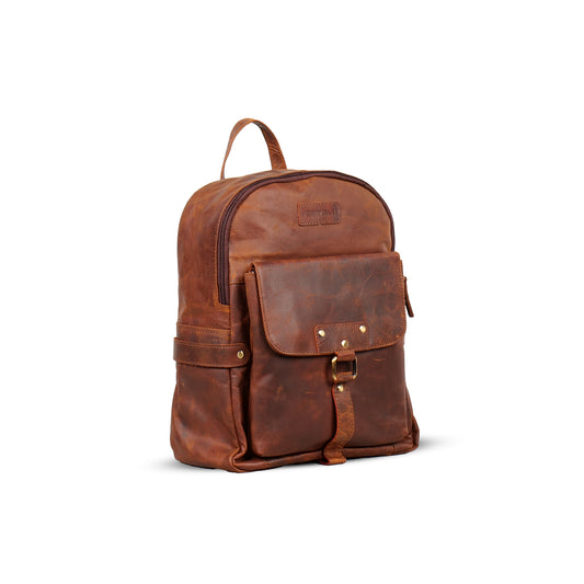 Ferry Man Leather Backpack QB02