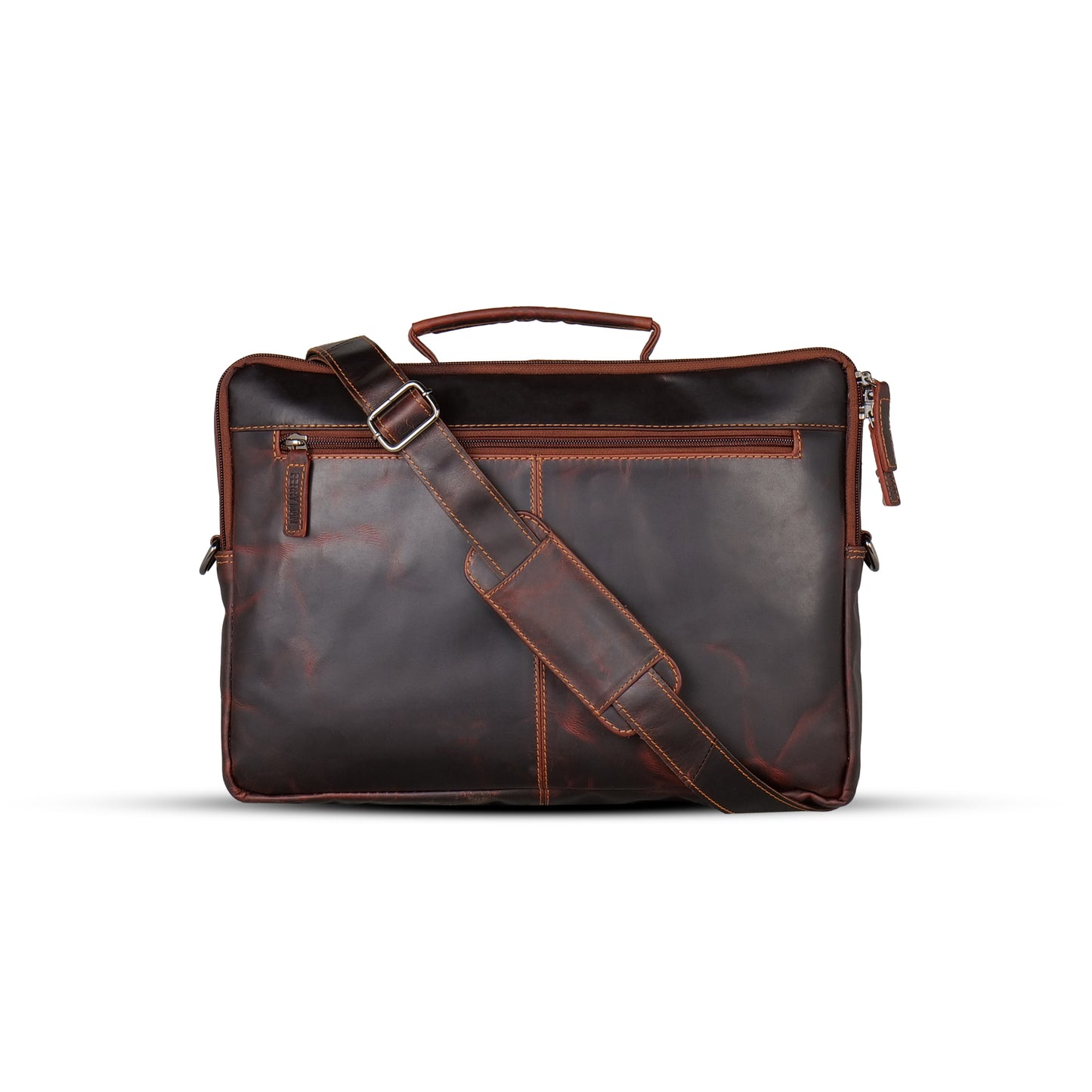 FERRY MAN Leather Laptop Bag 022-911