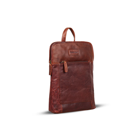 Ferry Man Leather Backpack QB08