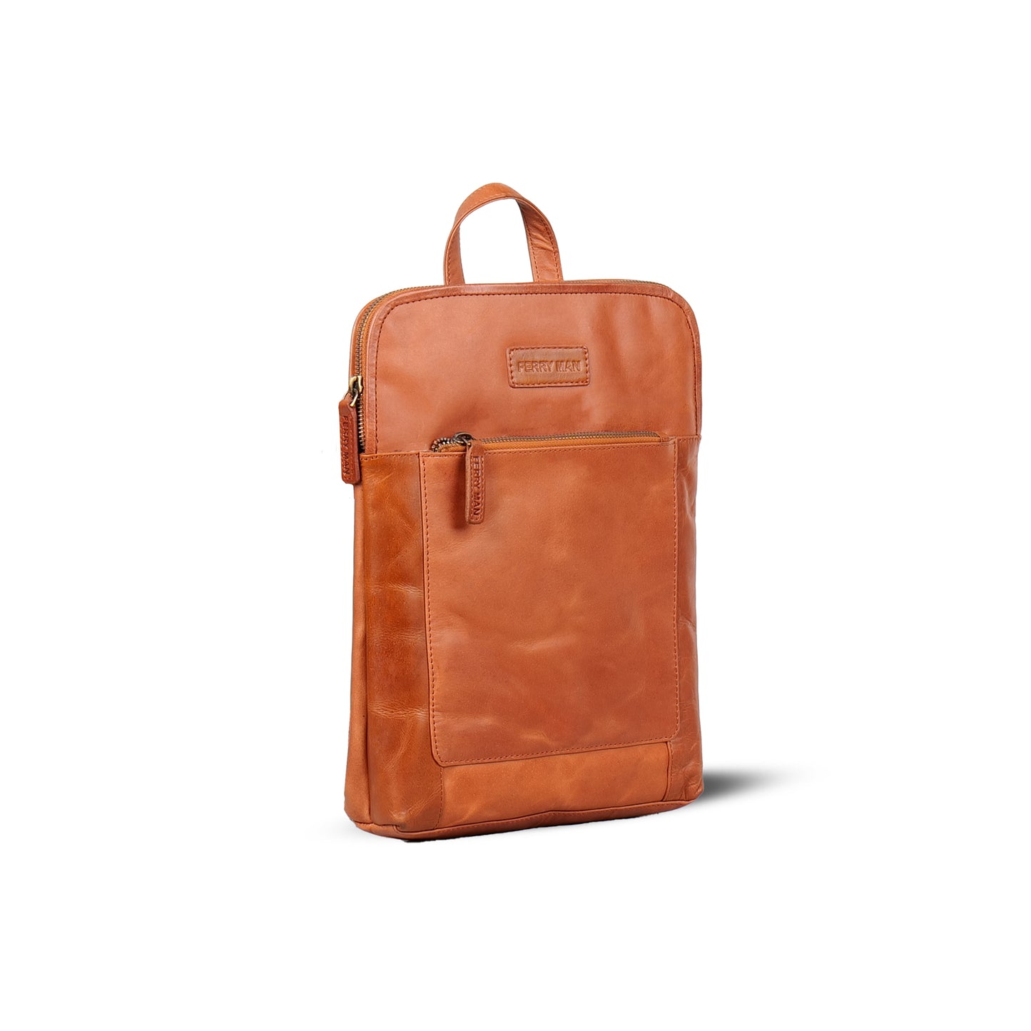 Ferry Man Leather Backpack QB08