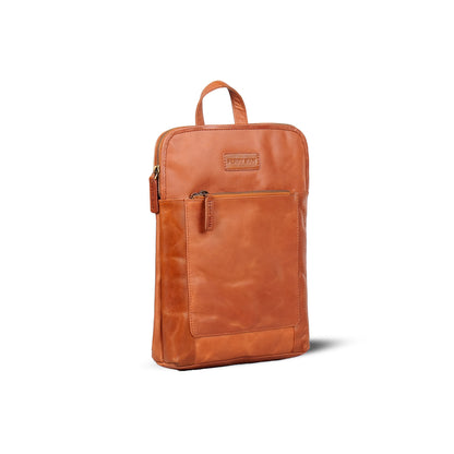 Ferry Man Leather Backpack QB08