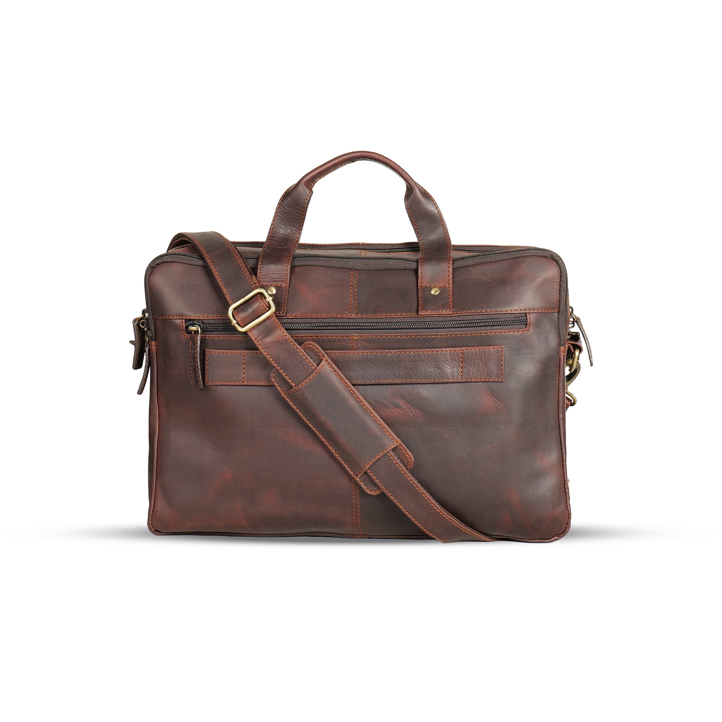 FERRY MAN Leather Laptop Bag 022-902