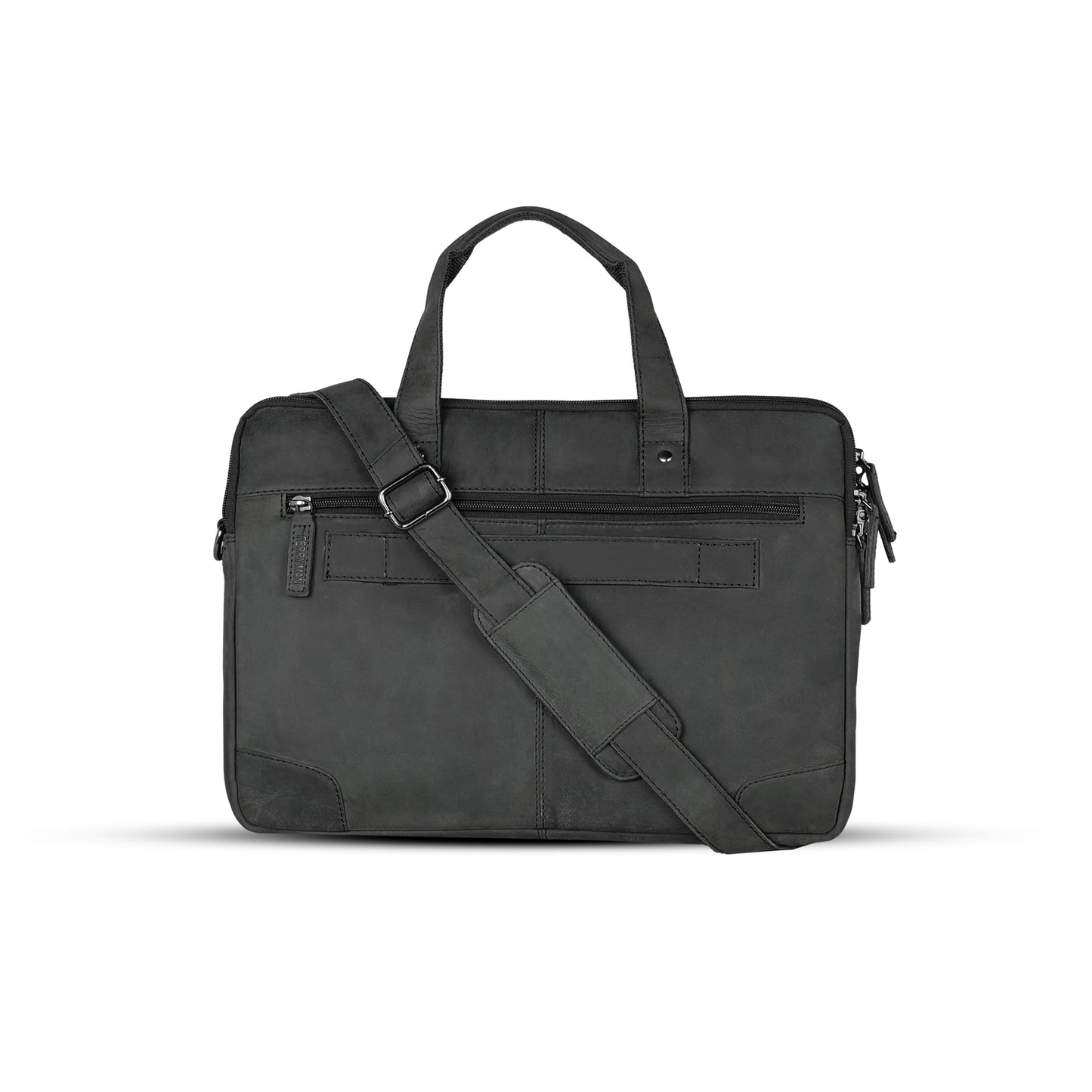 FERRY MAN Leather Laptop Bag 022-902