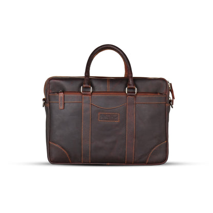 FERRY MAN Leather Laptop Bag 022-903