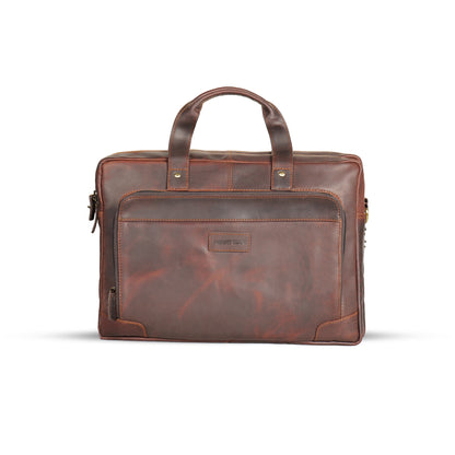 FERRY MAN Leather Laptop Bag 022-902