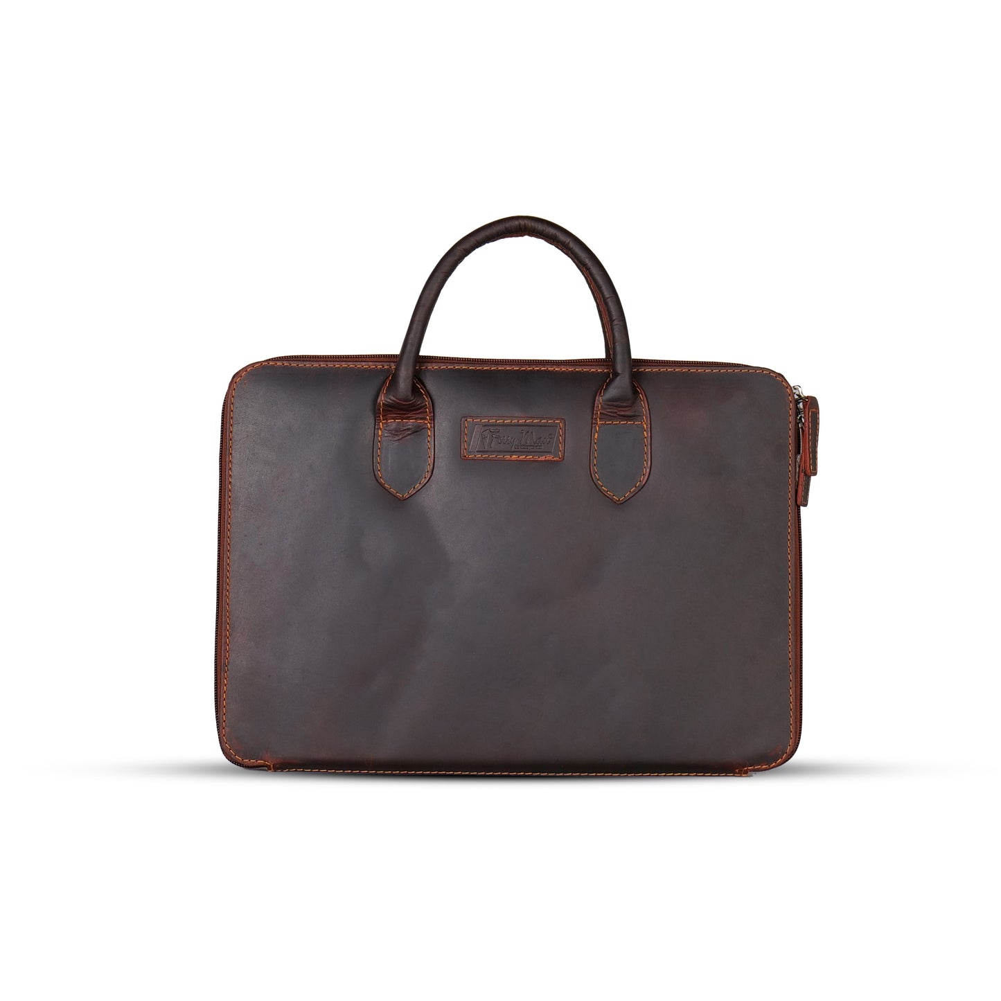 FERRY MAN Leather Laptop Bag 022-907