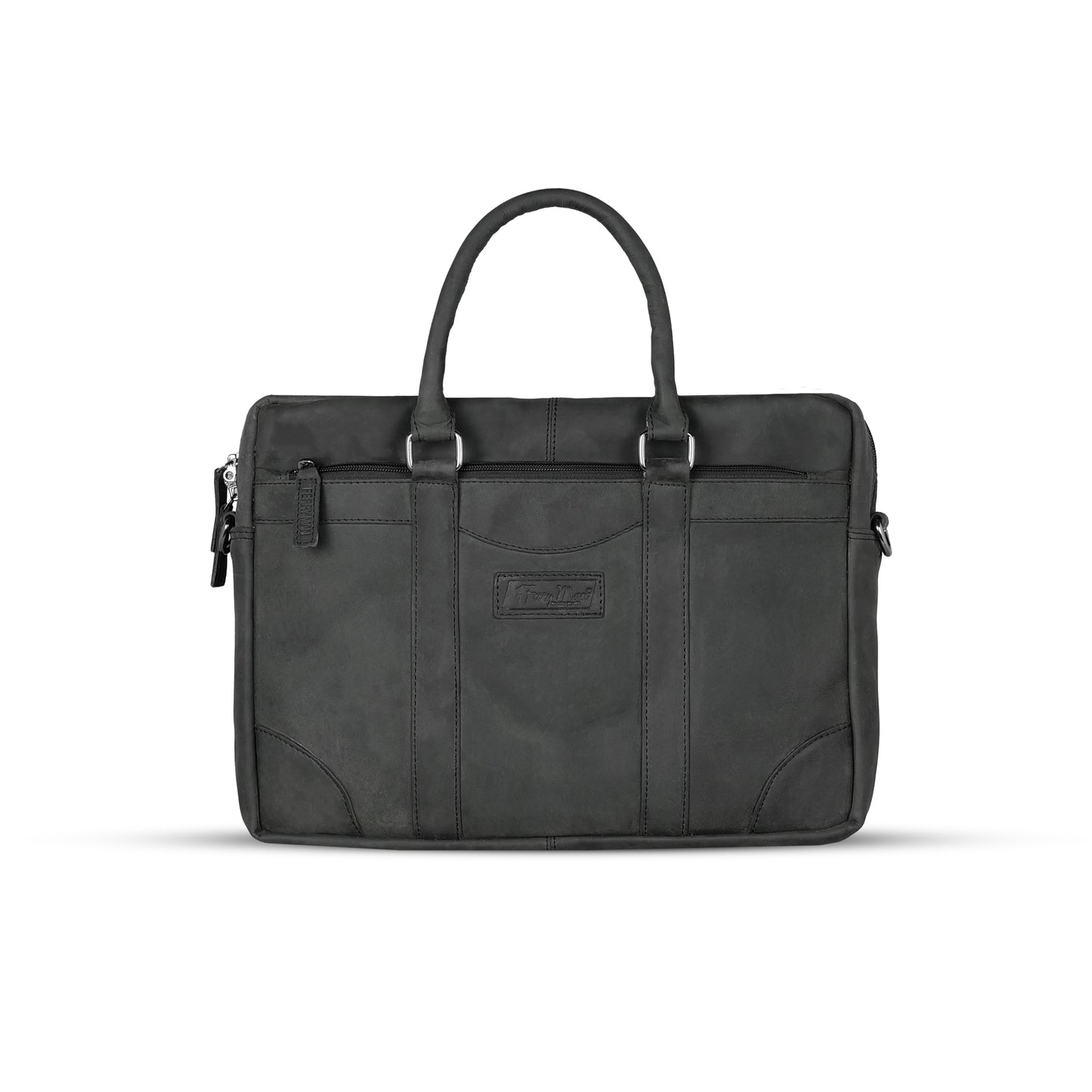 FERRY MAN Leather Laptop Bag 022-903