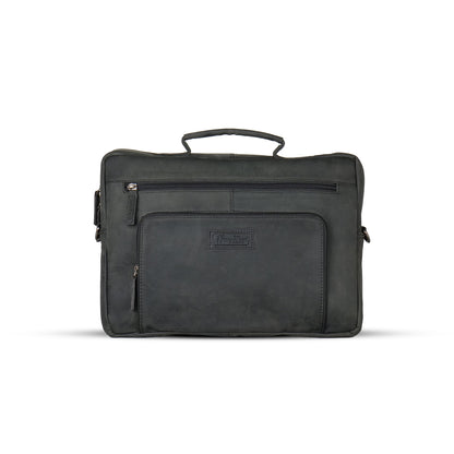 FERRY MAN Leather Laptop Bag 022-911