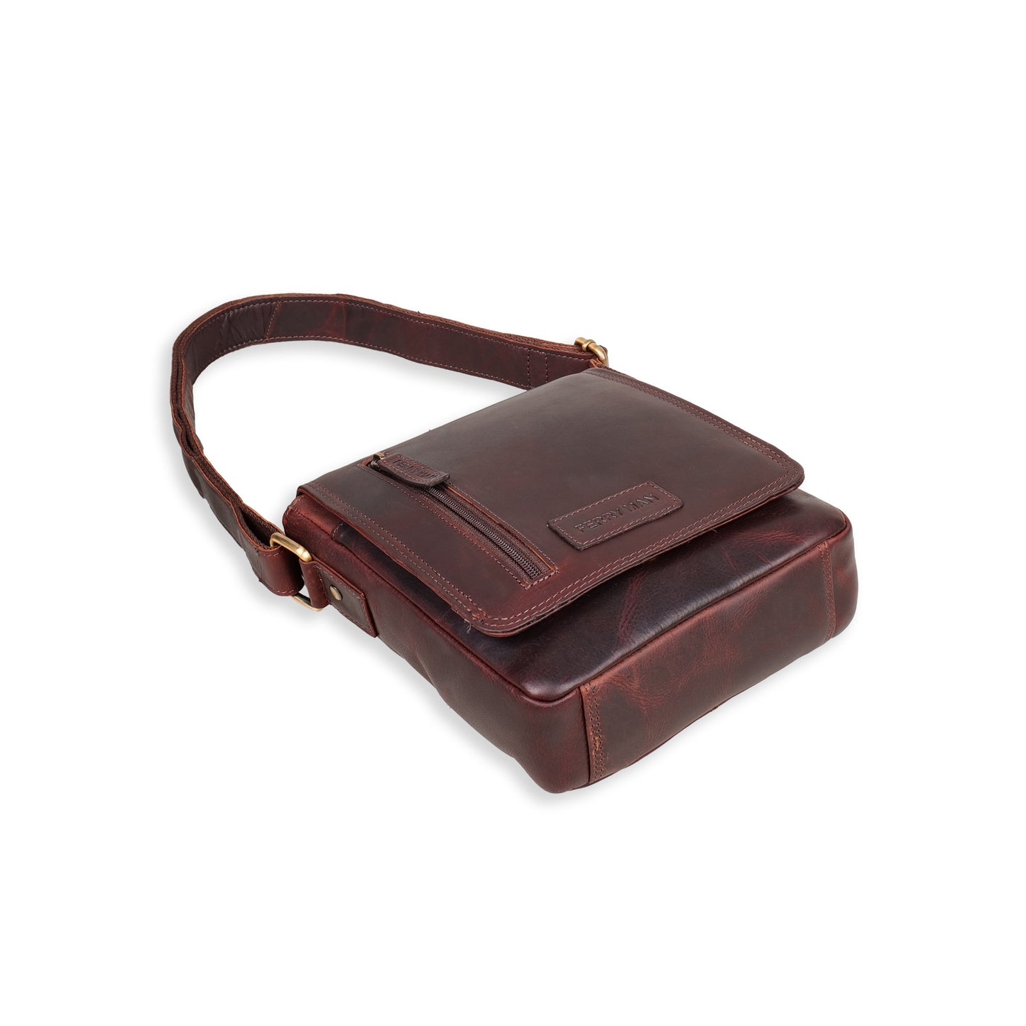 FERRY MAN Leather Sling Bag B77770