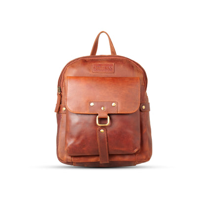 Ferry Man Leather Backpack QB03